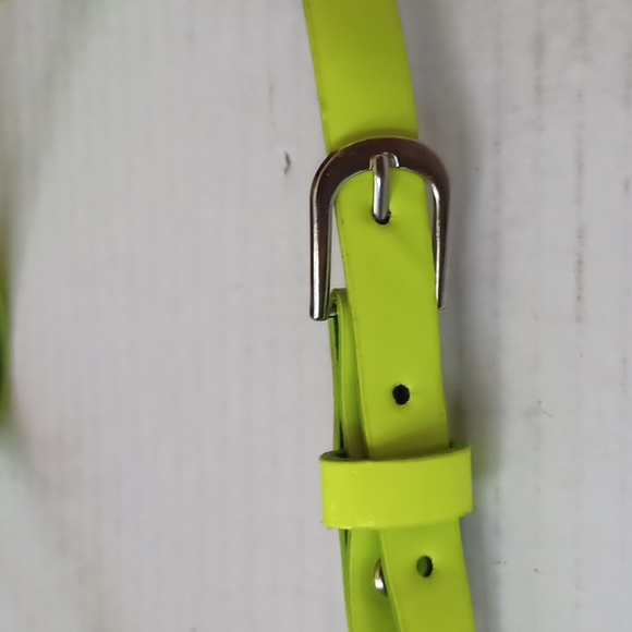 $4 Add-on Thin Fluorescent Yellow Belt - Youth Size - Picture 2 of 5